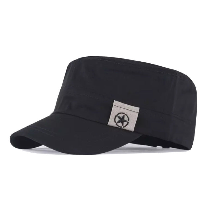 Outdoor sun protection military hat flat cap