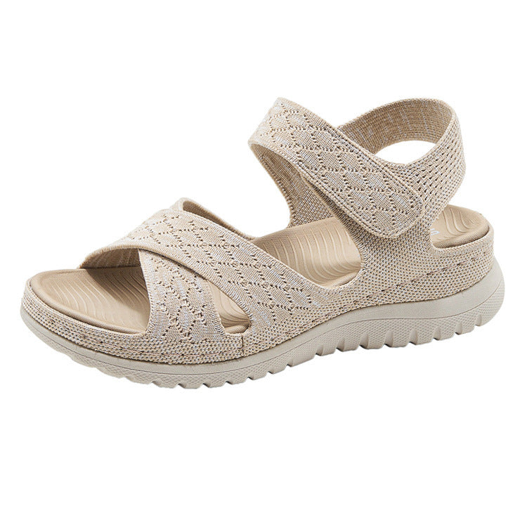 Outdoor Soft Bottom Holiday Travel Seaside Beach Flat Plus Size