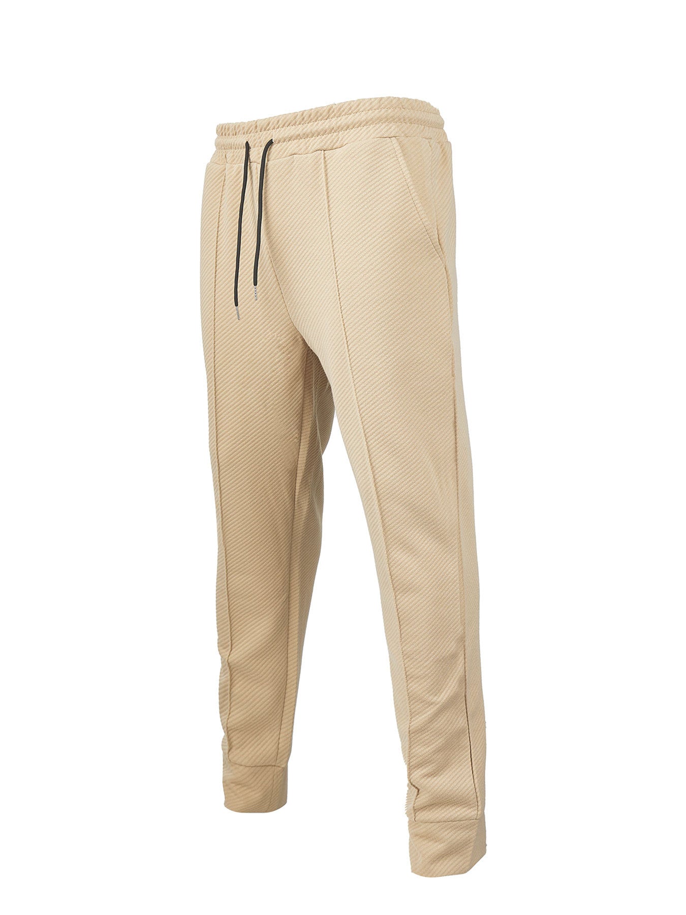 Mid-waist Sports Casual Solid Color Drawstring Loose Jogging Trendy Long Pants
