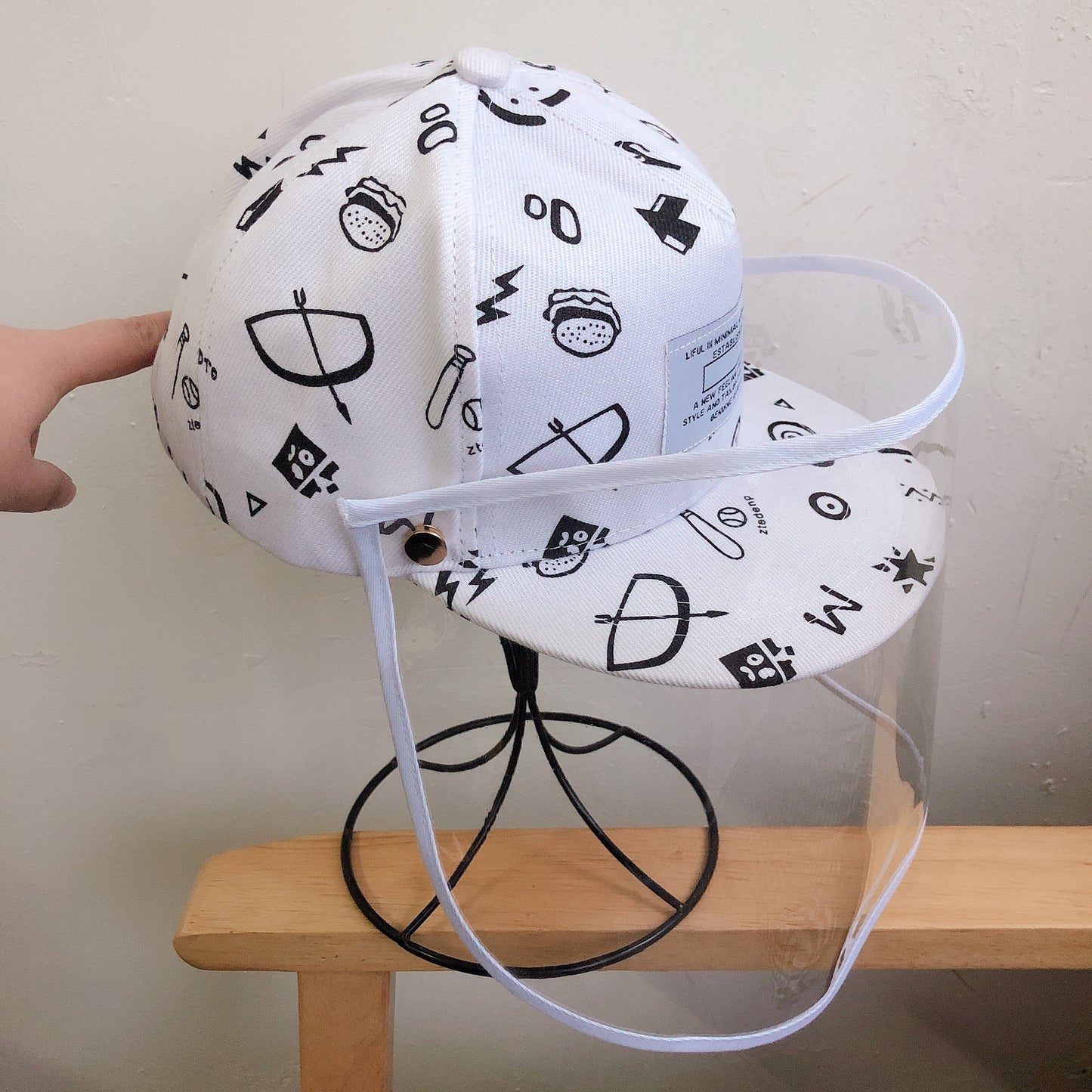 Removable baseball protective cap