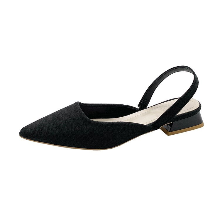 Women's Fashion Personality Solid Color Sandals