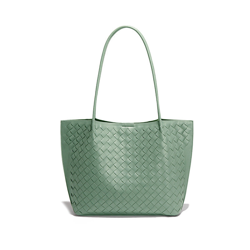 Solid Color Large Capacity Versatile Shoulder Bag For Women