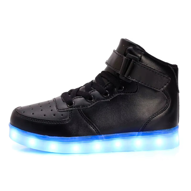 Luxury Men'S Glowing Sneakers Gold Glitter Skateboard Shoes Men Street Unisex Luminous Sneakers Men Shiny Mirror Designer Shoes