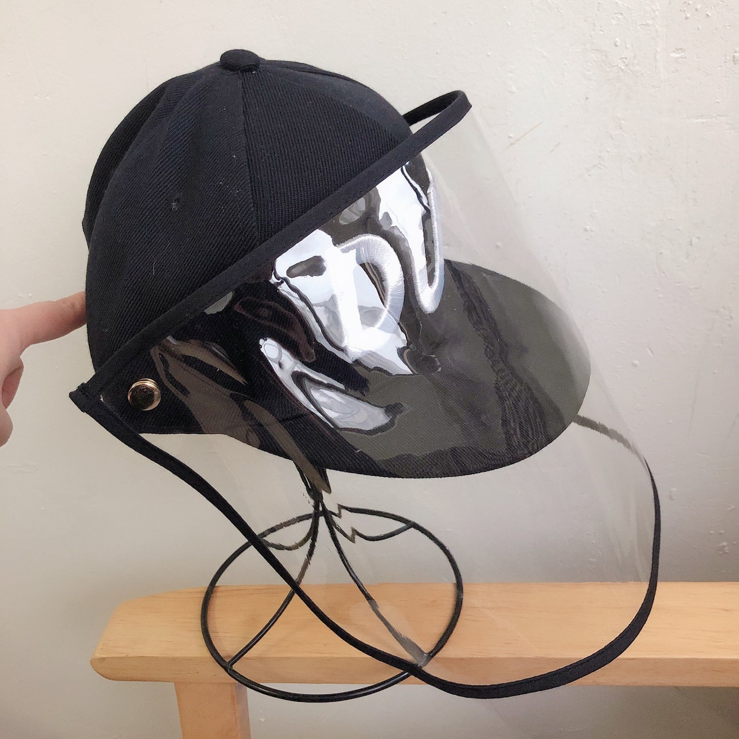 Removable baseball protective cap