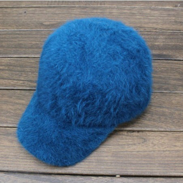 Shangtu fur hat warm knit cap