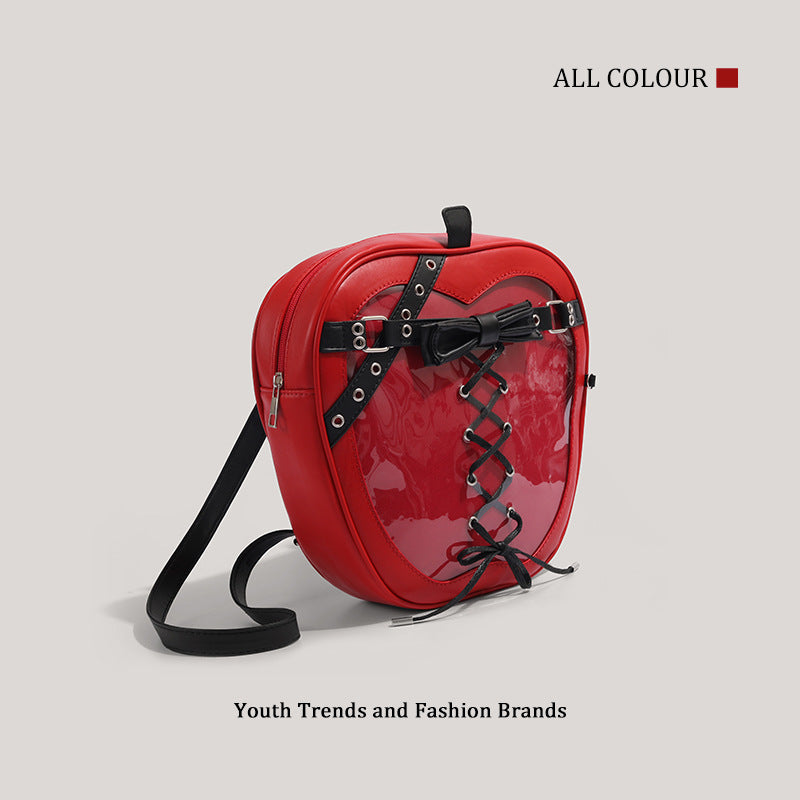 Niche-design Apple-themed Pain Bag Unique Personality