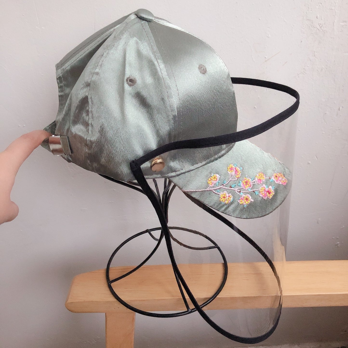 Removable baseball protective cap