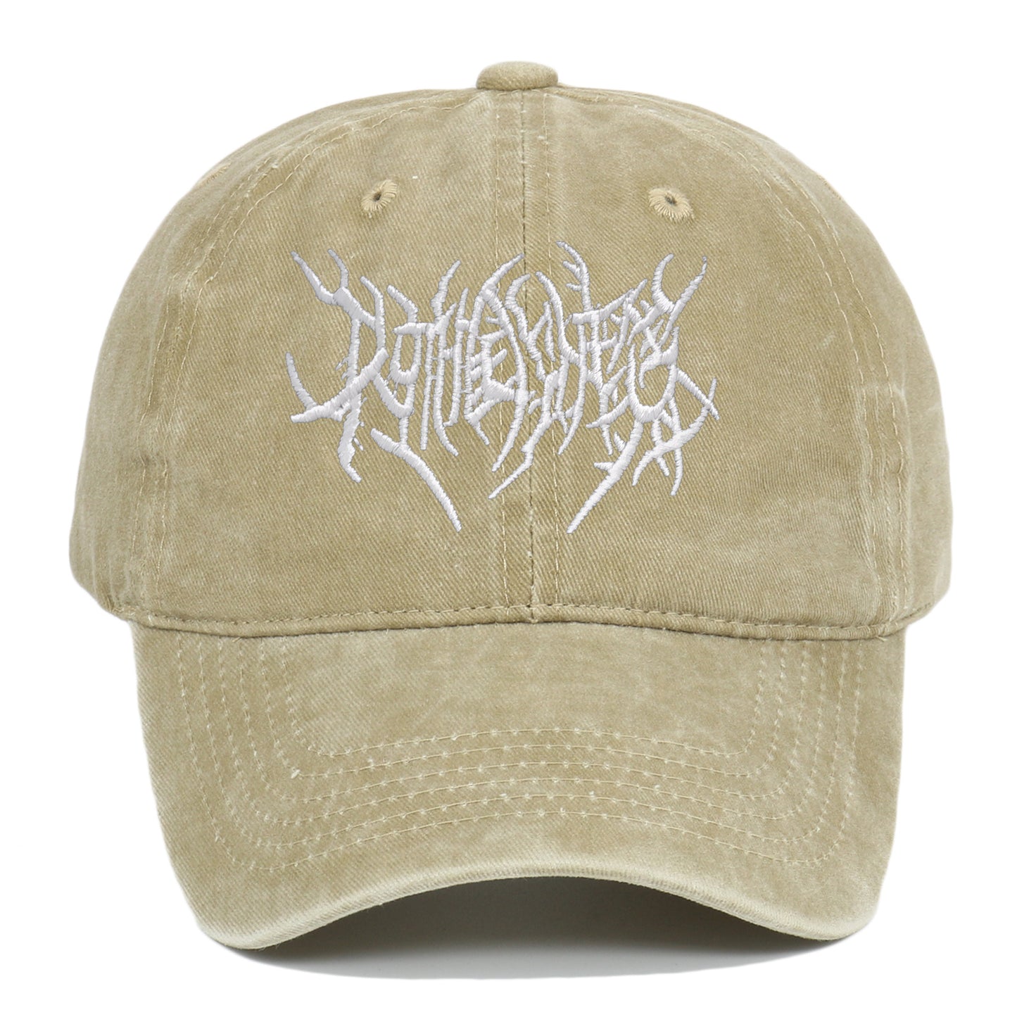 Retro Washed Baseball Cap Embroidered Hat