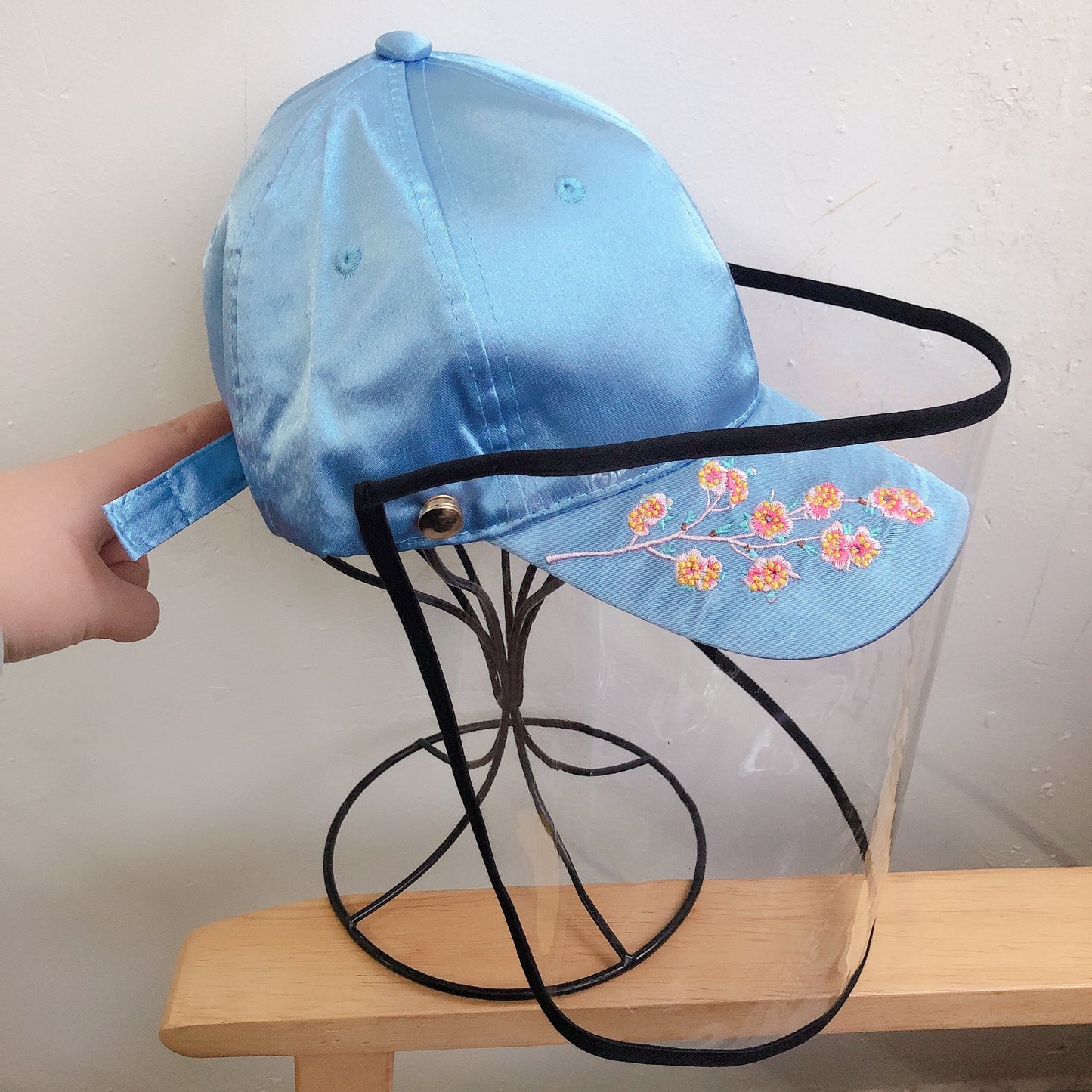 Removable baseball protective cap