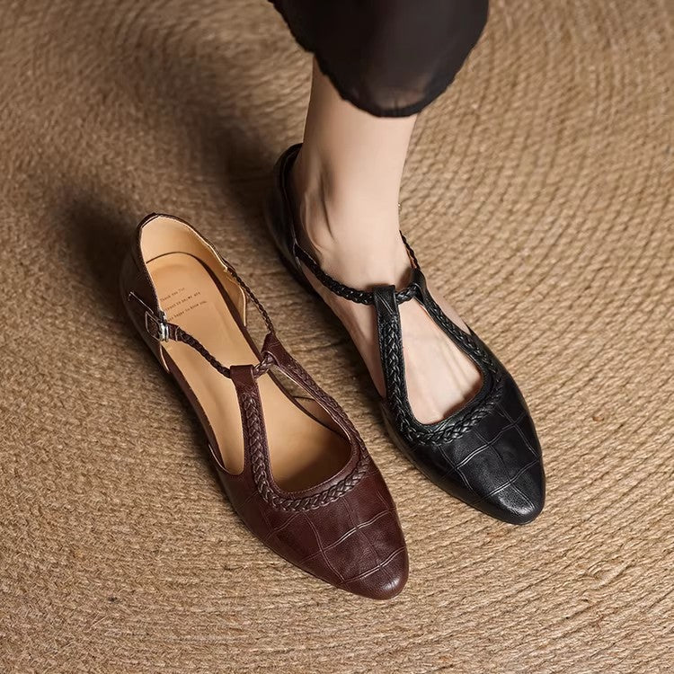 Chunky Heel Retro Fashion Comfortable Women's Sandals