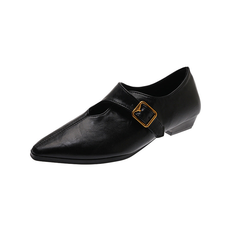 British-style Vintage Fashion Women's Leather Shoes