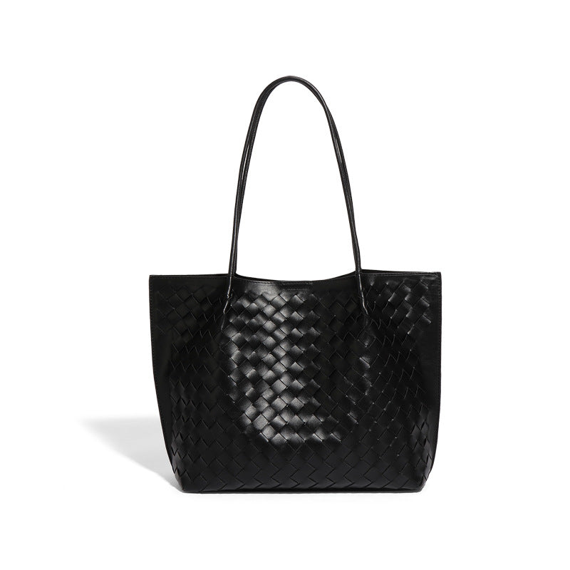 Solid Color Large Capacity Versatile Shoulder Bag For Women