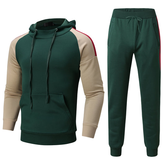 Men's Sport Color-blocked Sweatshirt Sport Casual