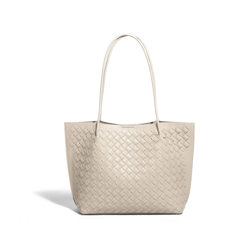 Solid Color Large Capacity Versatile Shoulder Bag For Women